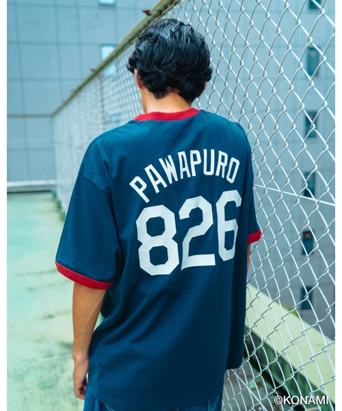 KEBOZ(ケボズ)の「PAWAPURO × KEBOZ 826 S/S TEE(Tシャツ/カットソー・メンズ・ネイビー・S/M/L/2XL/XL)」の6枚目の写真