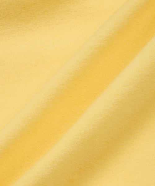 TNGT（ティーエヌジーティー）の「Oversized Fleece Half Zip-Up (Butter Yellow) TNTS6F100Y2（スウェット・レディース・その他・100/105/110/85/95）」の2枚目の写真