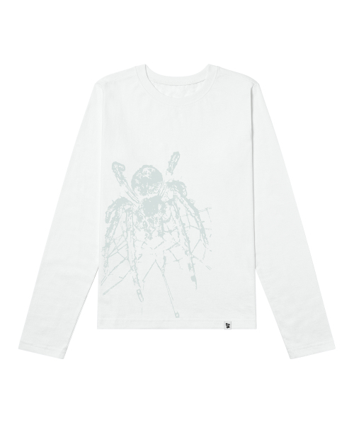 GRAVER（グレーバー）の「[UNISEX]HARMLES ロングスリーブ_3color（Tシャツ/カットソー・レディース・ホワイト/ブラック/ホワイト系その他2・MEDIUM/LARGE）」の5枚目の写真
