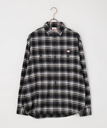 [DANTON/ダントン] レギュラーカラー フランネルチェックシャツ