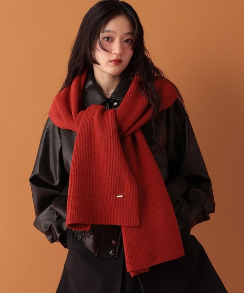 Bloomy Yarn Knit＞ニットマフラー（マフラー）｜RAGEBLUE（レイジ