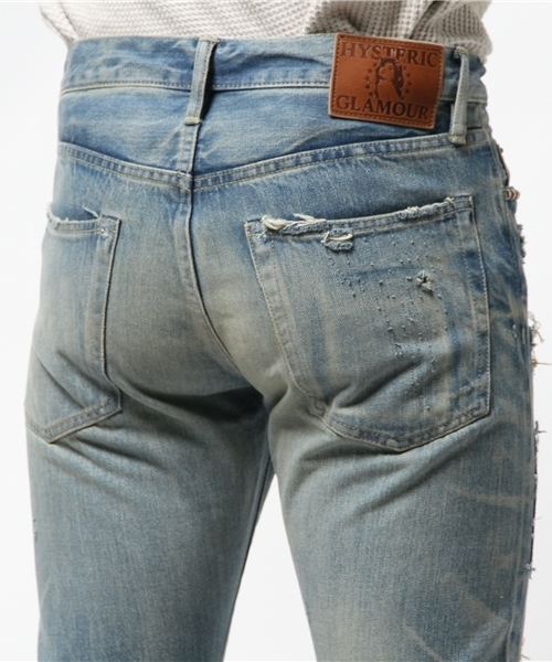 HYSTERIC GLAMOUR(ヒステリックグラマー)の「BPR加工 デニムテーパードPT(デニムパンツ・メンズ・インディゴブルー・29inch/32inch/28inch/34inch/31inch/30inch)」の8枚目の写真