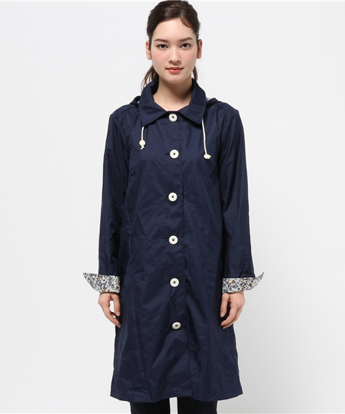 LBC（エルビーシー）の「レインコート ワーク（レインコート/ポンチョ・レディース・ネイビー/ベージュ/グリーン・ONE SIZE）」の3枚目の写真