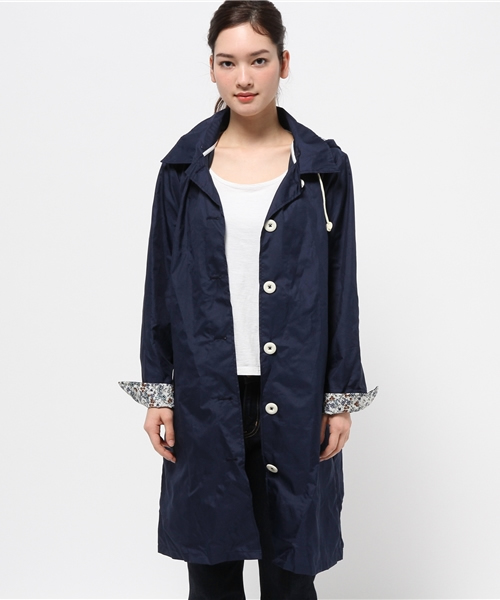 LBC（エルビーシー）の「レインコート ワーク（レインコート/ポンチョ・レディース・ネイビー/ベージュ/グリーン・ONE SIZE）」の13枚目の写真
