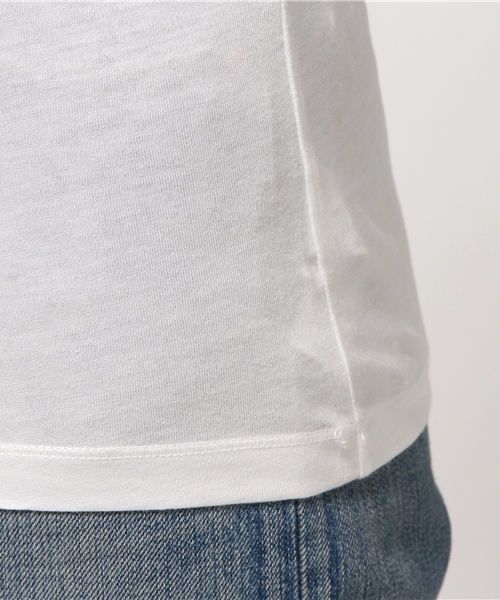 MOUSSY（マウジー）の「U/N BASIC TEE（Tシャツ/カットソー・レディース・ブラック/オフホワイト・1/2）」の8枚目の写真