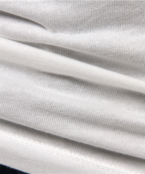 MOUSSY（マウジー）の「U/N BASIC TEE（Tシャツ/カットソー・レディース・ブラック/オフホワイト・1/2）」の9枚目の写真