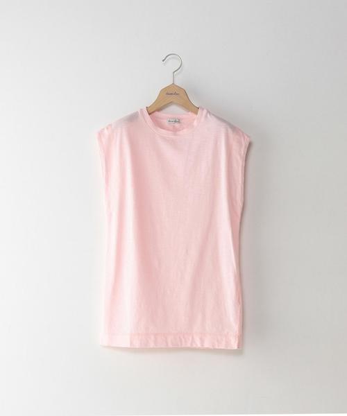 Steven Alan(スティーブンアラン)の「<Steven Alan>SLAB COTTON NO SLEEVE/ノースリーブ◆(Tシャツ/カットソー・レディース・ホワイト/ピンク/レッド/マスタード/ブラック/グレー・フリー)」の5枚目の写真