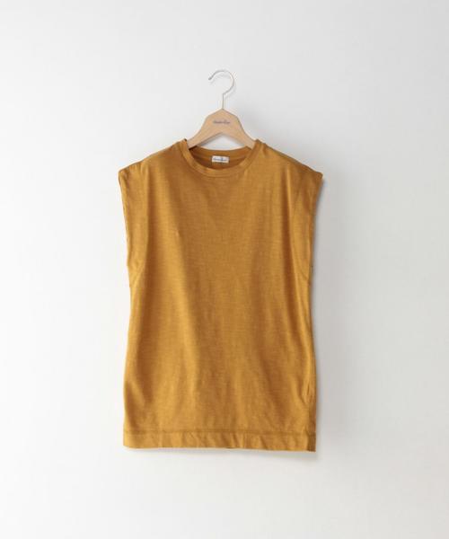 Steven Alan(スティーブンアラン)の「<Steven Alan>SLAB COTTON NO SLEEVE/ノースリーブ◆(Tシャツ/カットソー・レディース・ホワイト/ピンク/レッド/マスタード/ブラック/グレー・フリー)」の4枚目の写真