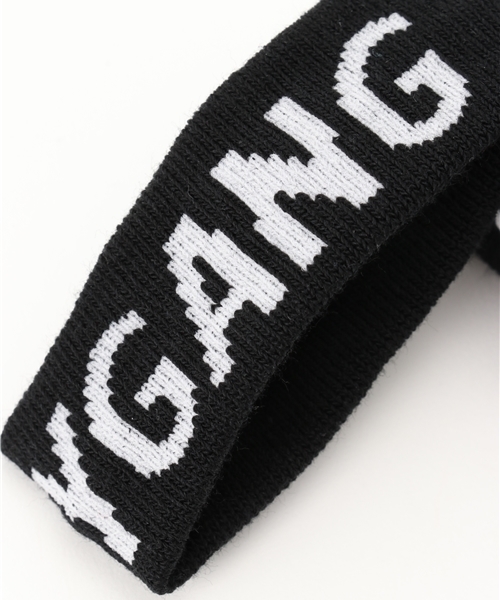CHUBBYGANG（チャビーギャング）の「ロゴ2Pリストバンド（その他小物・キッズ・ブラック/ホワイト・FREE）」の4枚目の写真