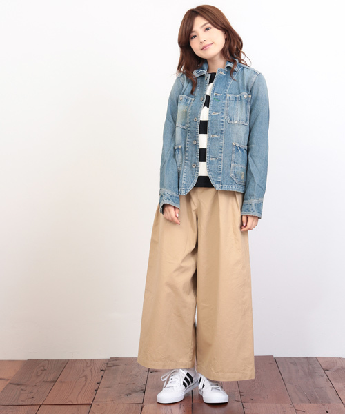 CUBE SUGAR（キューブシュガー）の「USコットン 14/-空紡糸天竺 ボトル入り太ボーダーBIGボート（Tシャツ/カットソー・レディース・ホワイト×ブラック/グレー系その他/ホワイト×グレー/ホワイト×イエロー・M）」の16枚目の写真