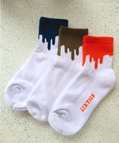 LIXTICK（リックスティック）の「【LIXTICK】リックスティック DRIP SOCKS 3パックセット (3rd)（ソックス/靴下・メンズ・その他3・FREE）」の5枚目の写真