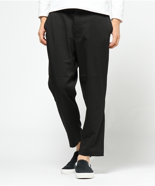 WEGO(ウィゴー)の「WEGO/裏起毛ストレッチテーパードパンツ(その他パンツ・メンズ・ライトグレー/ブルー系その他2/ブラック・MEDIUM/LARGE)」の13枚目の写真