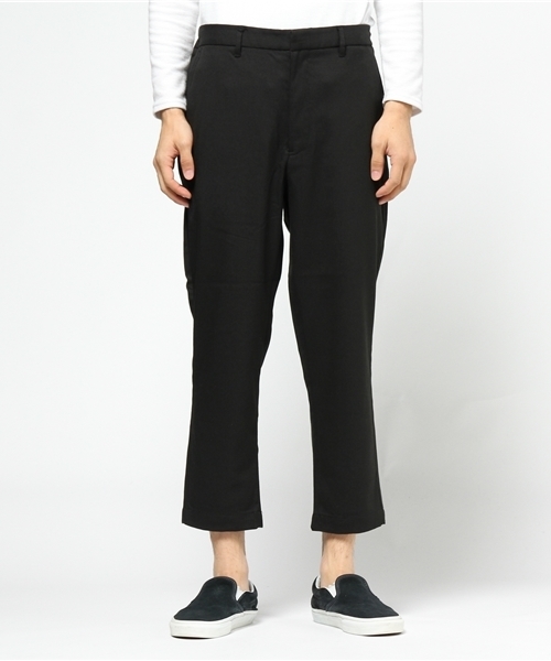 WEGO(ウィゴー)の「WEGO/裏起毛ストレッチテーパードパンツ(その他パンツ・メンズ・ライトグレー/ブルー系その他2/ブラック・MEDIUM/LARGE)」の6枚目の写真