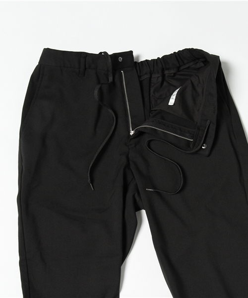 WEGO(ウィゴー)の「WEGO/裏起毛ストレッチテーパードパンツ(その他パンツ・メンズ・ライトグレー/ブルー系その他2/ブラック・MEDIUM/LARGE)」の11枚目の写真