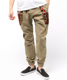 ALDIES | Decoration Easy PT 刺繍 リブ ロングパンツ(その他パンツ)