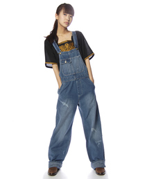 mystic | クラッシュデニムサロペット(サロペット/オーバーオール)