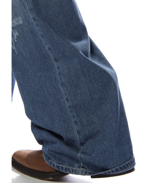 mystic（ミスティック）の「クラッシュデニムサロペット（サロペット/オーバーオール・レディース・ブルー・1/2）」の5枚目の写真