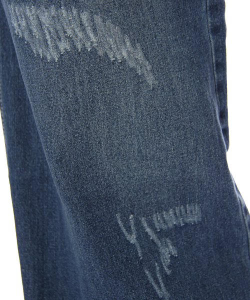 mystic（ミスティック）の「クラッシュデニムサロペット（サロペット/オーバーオール・レディース・ブルー・1/2）」の9枚目の写真