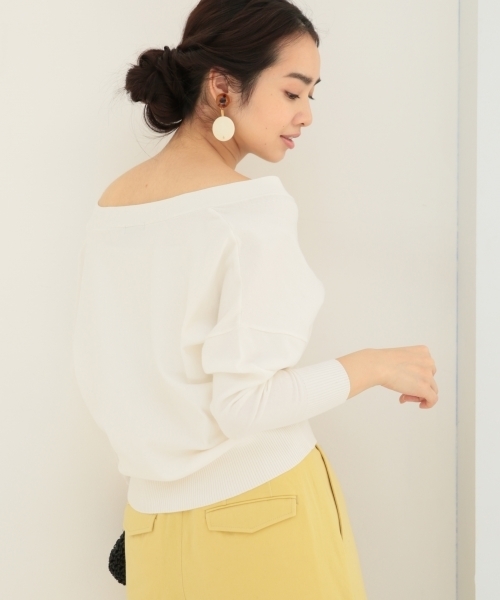 A part by（アパートバイ）の「14GHTCドルマンVカーディガン 745147 （カーディガン/ボレロ・レディース・ブラック/ホワイト/レッド/グレー/ブルー・FREE）」の6枚目の写真