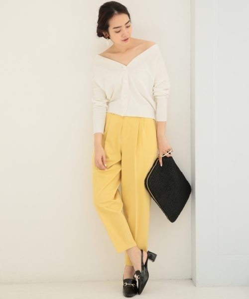 A part by（アパートバイ）の「14GHTCドルマンVカーディガン 745147 （カーディガン/ボレロ・レディース・ブラック/ホワイト/レッド/グレー/ブルー・FREE）」の7枚目の写真