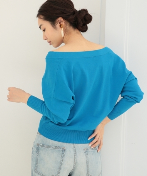 A part by（アパートバイ）の「14GHTCドルマンVカーディガン 745147 （カーディガン/ボレロ・レディース・ブラック/ホワイト/レッド/グレー/ブルー・FREE）」の17枚目の写真