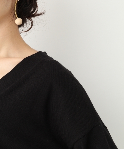 A part by（アパートバイ）の「14GHTCドルマンVカーディガン 745147 （カーディガン/ボレロ・レディース・ブラック/ホワイト/レッド/グレー/ブルー・FREE）」の12枚目の写真