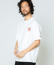 rehacer STAND | 【直営限定】Flower Star Big T on Champion body Limited Coloer(Tシャツ/カットソー)