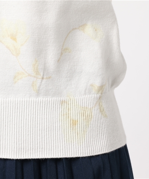 プロポーションボディドレッシング☆美品フラワープリントニット PROPORTION BODY DRESSING（プロポーションボディドレッシング）の