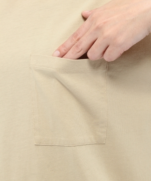 LAKOLE（ラコレ）の「【汗ジミ軽減】ロールアップスリーブクルーネックTシャツ / LAKOLE（Tシャツ/カットソー・レディース・オリーブ/ブラック/アイボリー/グレー/プラム/ホワイト・SMALL/LARGE/MEDIUM）」の12枚目の写真