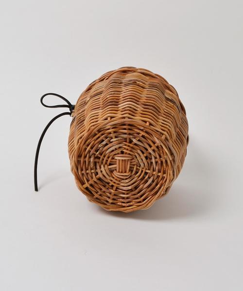 SHIPS（シップス）の「かごバケットバッグ◇（かごバッグ・レディース・ブラック・ONE SIZE）」の8枚目の写真