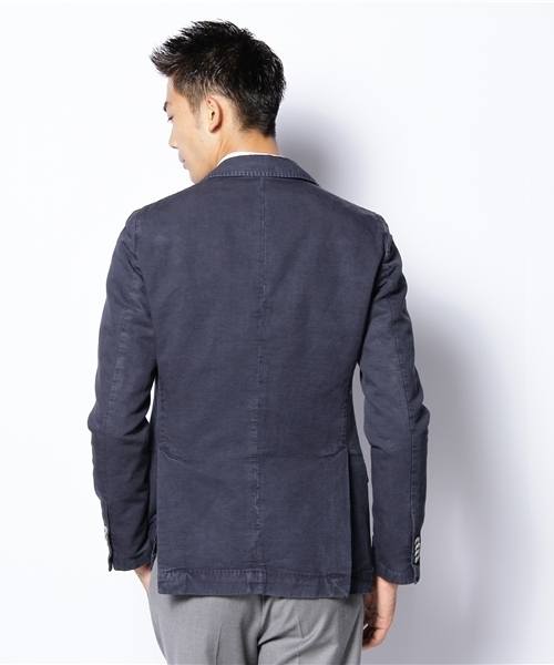 International Gallery BEAMS(インターナショナルギャラリービームス)の「Royal Hem / CTN/LIN 2B(テーラードジャケット・メンズ・オフホワイト/カーキ/ネイビー/ライトグレー・46/48/50/52)」の6枚目の写真