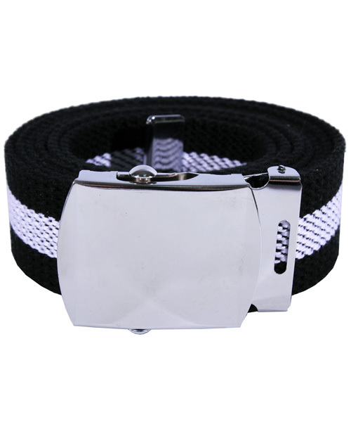 8(eight)(エイト)の「ガチャベルト バックルベルト 150cm ロングタイプ 長い ライン入り(ベルト・メンズ・ベージュ/ネイビー/ホワイト/ブラック/カーキ・FREE)」の1枚目の写真