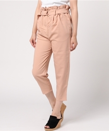 GeeRA | ベルト付ハイウエストテーパードパンツ(その他パンツ)