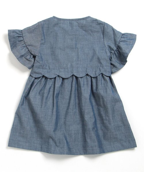 apres les cours（アプレレクール）の「半袖コートワンピース（ワンピース・キッズ・カーキ/ネイビー/ピンク・80/90/130/110/140/120/100）」の13枚目の写真