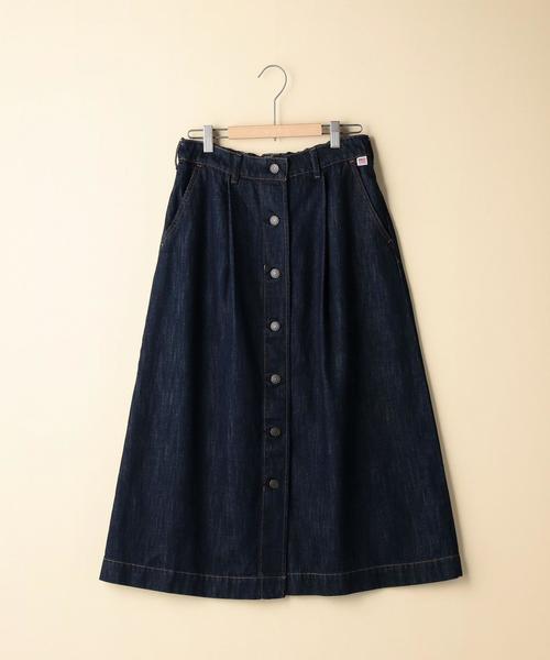 coen（コーエン）の「【大人気・追加生産】USAコットンデニムスカート（デニムスカート・レディース・ネイビー/コバルトブルー・LARGE/MEDIUM）」の10枚目の写真