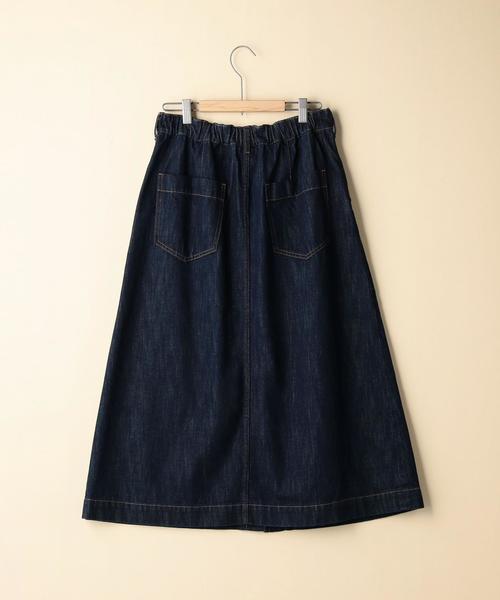 coen（コーエン）の「【大人気・追加生産】USAコットンデニムスカート（デニムスカート・レディース・ネイビー/コバルトブルー・LARGE/MEDIUM）」の11枚目の写真