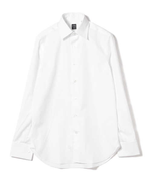 BEAMS F（ビームスエフ）の「BEAMS F / ブロード セミワイドカラーシャツ（ビジネスシャツ・メンズ・ホワイト・38/39）」の2枚目の写真