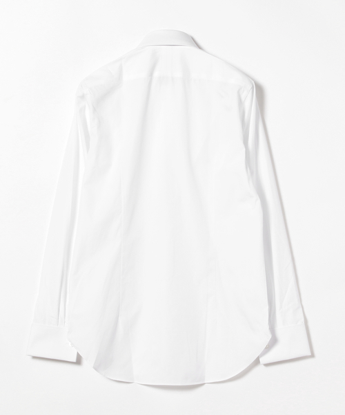 BEAMS F（ビームスエフ）の「BEAMS F / ブロード セミワイドカラーシャツ（ビジネスシャツ・メンズ・ホワイト・38/39）」の3枚目の写真