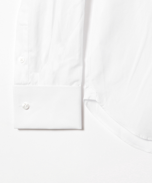 BEAMS F（ビームスエフ）の「BEAMS F / ブロード セミワイドカラーシャツ（ビジネスシャツ・メンズ・ホワイト・38/39）」の5枚目の写真