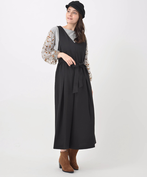 earth music&ecology（アースミュージックアンドエコロジー）の「ORiental TRafficサイドジップブーツ（ブーツ・レディース・グレー/キャメル・L/M/LL/S）」の8枚目の写真