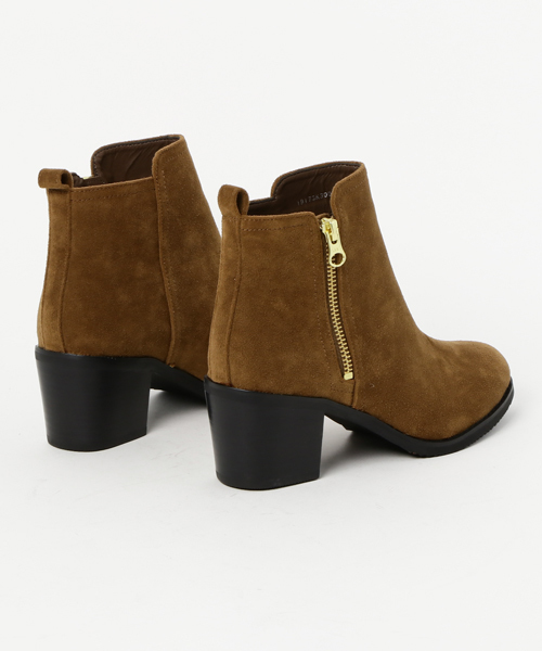 earth music&ecology（アースミュージックアンドエコロジー）の「ORiental TRafficサイドジップブーツ（ブーツ・レディース・グレー/キャメル・L/M/LL/S）」の4枚目の写真