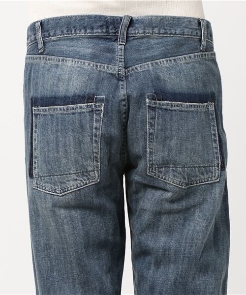 OLD BETTY'S(オールドベティーズ)の「Denim 5Pocket Damage Pants/デニム5ポケットダメージパンツ(デニムパンツ・レディース・インディゴブルー・S/M)」の14枚目の写真
