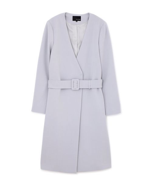 22 OCTOBRE（ヴァンドゥ－オクトーブル）の「スポンジＷクロスノーカラーコート（その他アウター・レディース・グレー/ブルー/ネイビー・38/40）」の12枚目の写真