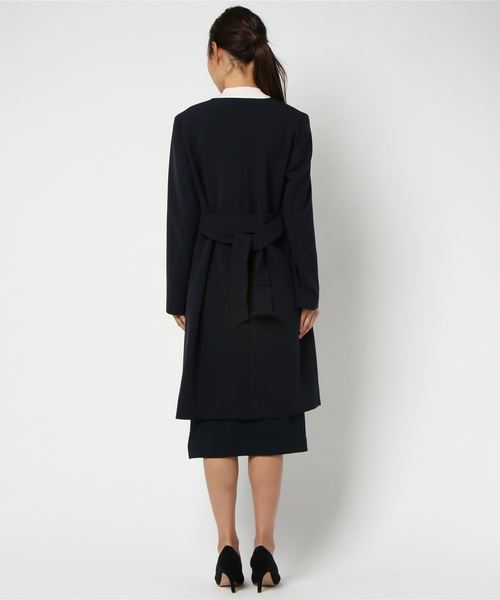 22 OCTOBRE（ヴァンドゥ－オクトーブル）の「スポンジＷクロスノーカラーコート（その他アウター・レディース・グレー/ブルー/ネイビー・38/40）」の22枚目の写真