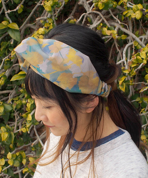 Irolier レディースフルーツ柄ターバン ヘアバンド Irolier