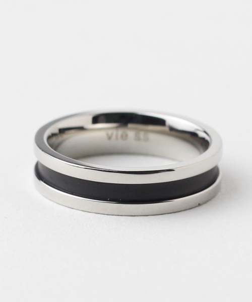 TONE SELECT GOODS(トーンセレクトグッズ)の「【vie】ステンレスリング/医療用器具にも使われるステンレス316L使用(金属アレルギーフリー)(リング・メンズ・ピンク/ブラック/シルバー/ブラウン・13号/15号/17号/19号/21号/7号/9号/11号/25号/23号)」の10枚目の写真