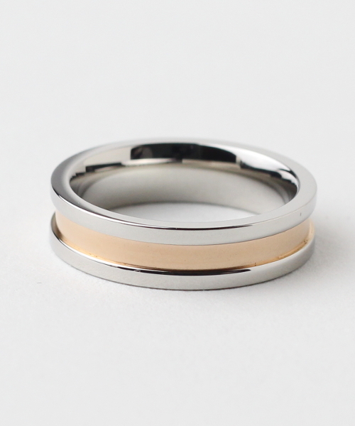 TONE SELECT GOODS(トーンセレクトグッズ)の「【vie】ステンレスリング/医療用器具にも使われるステンレス316L使用(金属アレルギーフリー)(リング・メンズ・ピンク/ブラック/シルバー/ブラウン・13号/15号/17号/19号/21号/7号/9号/11号/25号/23号)」の7枚目の写真
