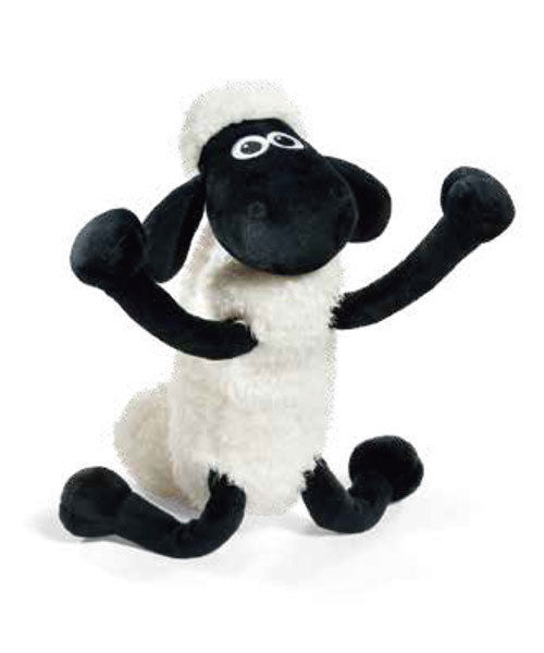 ひつじのショーン（ヒツジノショーン）の「NICI/ひつじのショーン ぬいぐるみ フリーポーズ/ショーン スタンディング 35㎝（おもちゃ・レディース・ホワイト×ブラック・ONE SIZE）」の2枚目の写真