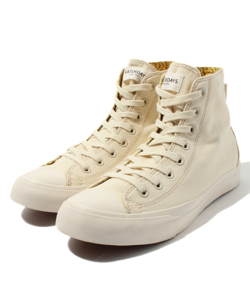 International Gallery BEAMS（インターナショナルギャラリービームス）の「○SATURDYS HI-CUT（スニーカー・メンズ・ナチュラル/ブラック・8.5/9/9.5/10/10.5/8）」の2枚目の写真