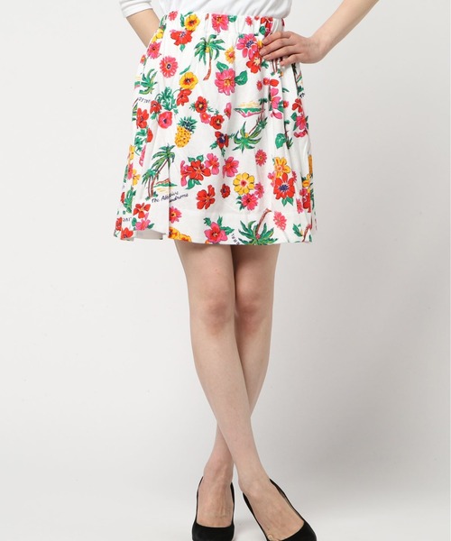 セール G0936 アロフラワー柄フレアスカート スカート Rna アールエヌエー のファッション通販 Zozotown